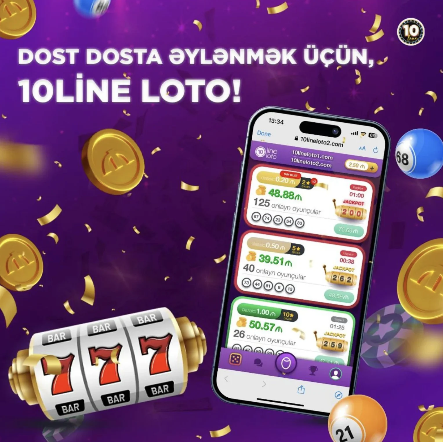 10 online loto az